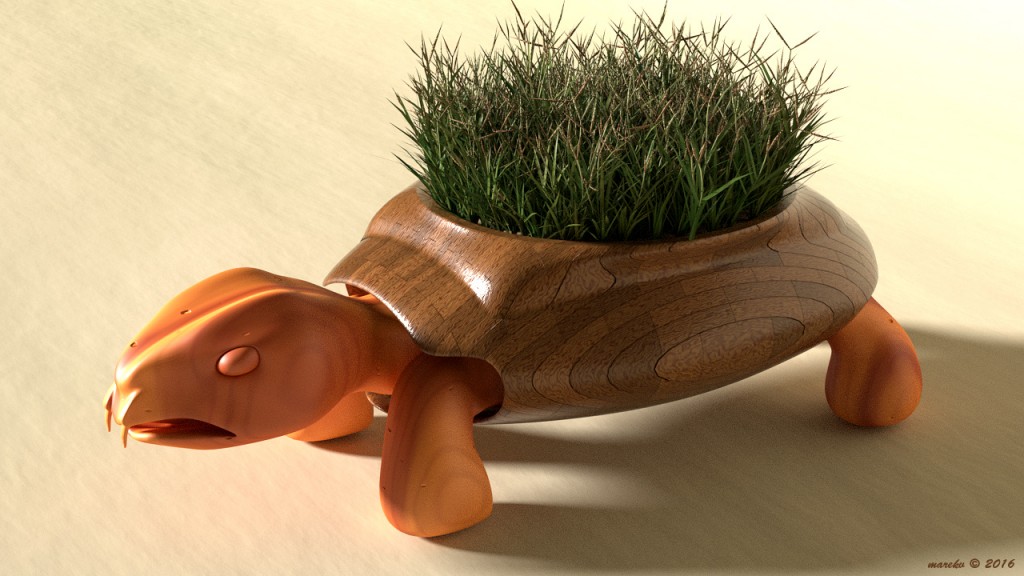 Wooden Garden Turtle preview image 3